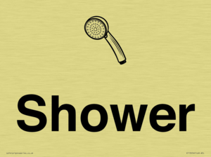 Dementia Shower sign